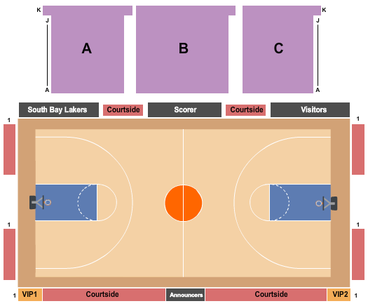 seating chart for UCLA Health Training Center - Basketball - eventticketscenter.com