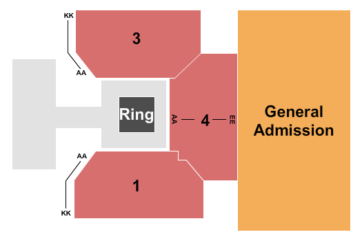 UIC Forum Endstage Ring Seating Chart