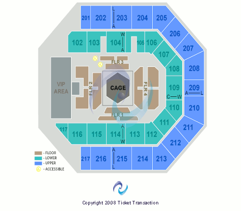 Credit Union 1 Arena Boxing Seating Chart