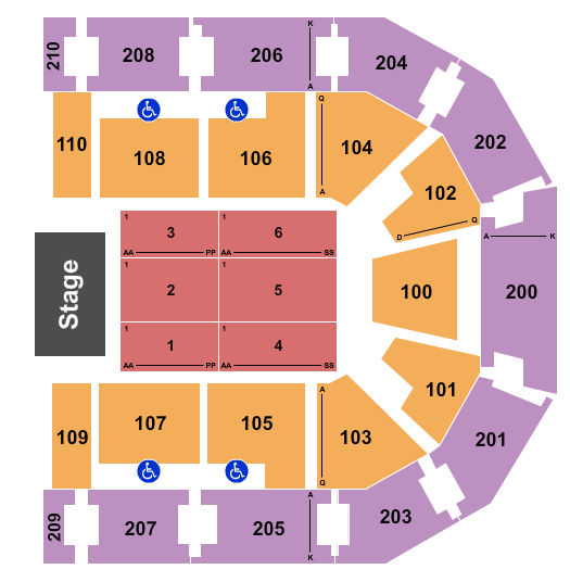 UMBC Event Center Seating Chart - Baltimore