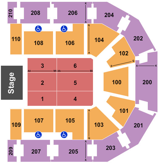 Luhrs Center Seating Chart