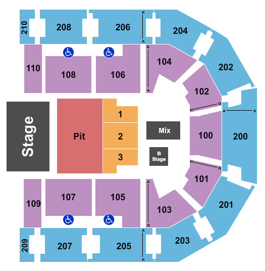 Chesapeake Employers' Insurance Arena Forrest Frank Seating Chart