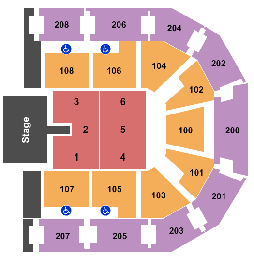 Chesapeake Employers' Insurance Arena Pentatonix Seating Chart