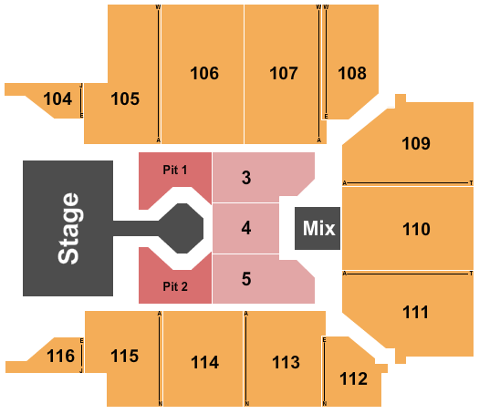 UPMC Events Center Needtobreathe Seating Chart