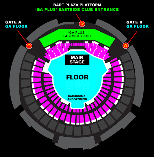 Oakland Coliseum SuperCity Summer Seating Chart