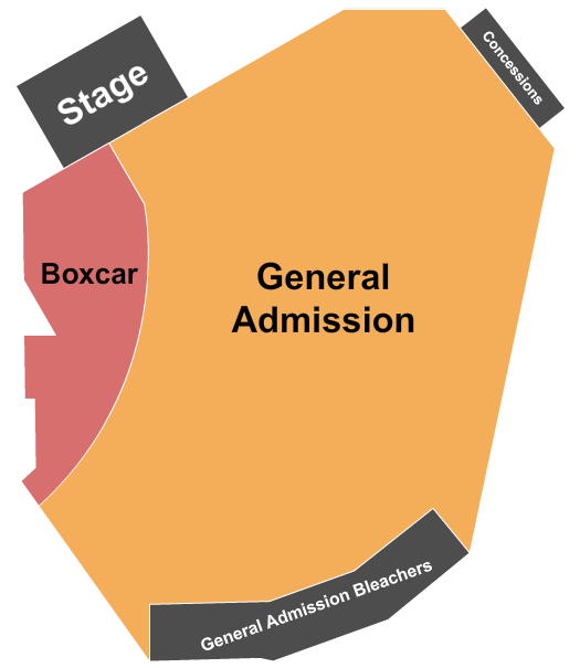 UP District at Festival Field GA/Boxcar Seating Chart