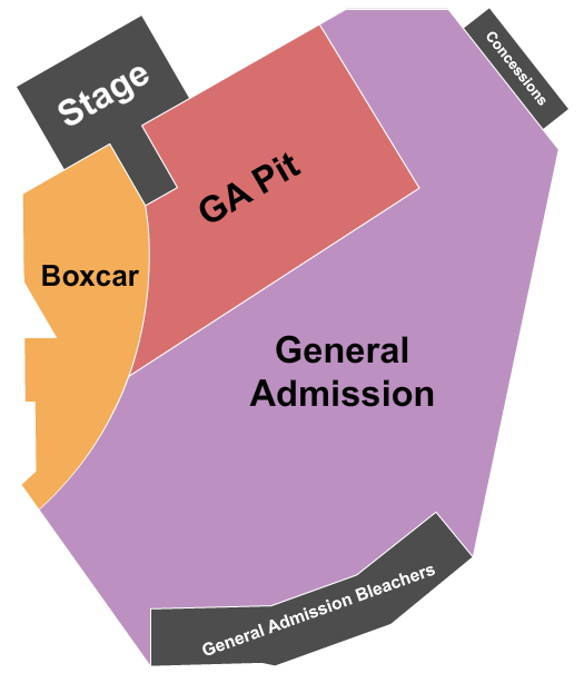 UP District at Festival Field GA/Pit/Boxcar Seating Chart