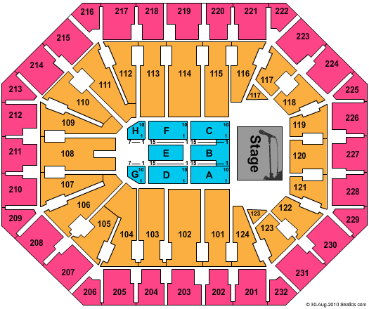 Jobing Arena Concert Seating Chart
