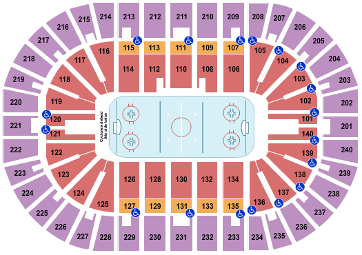 Heritage Bank Center Seating Chart Rows