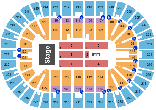 Heritage Bank Center James Taylor Seating Chart