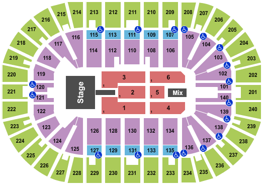 Heritage Bank Center Journey & Def Leppard Seating Chart