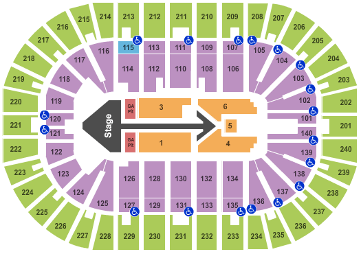 Heritage Bank Center Maroon 5 Seating Chart