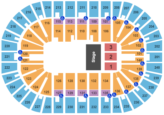 Heritage Bank Center Theatre Seating Chart