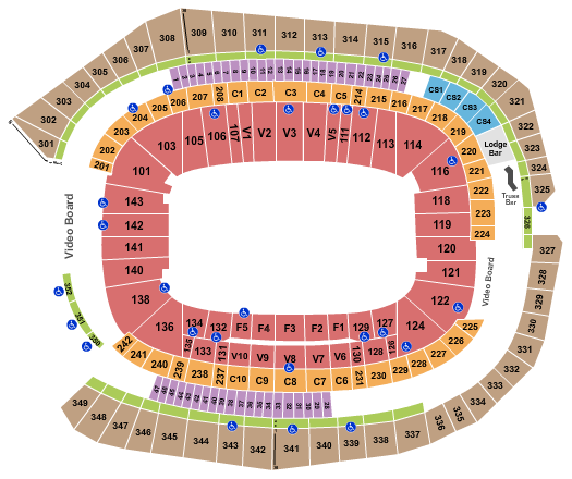US Bank Stadium Monster Jam Seating Chart