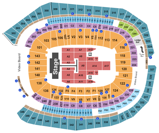 US Bank Stadium Seating Chart