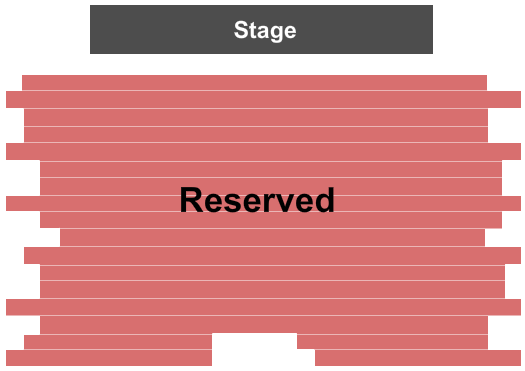 USCB Center For The Arts End Stage Seating Chart