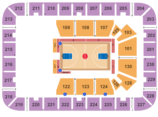 Seating Chart Us Cellular Asheville