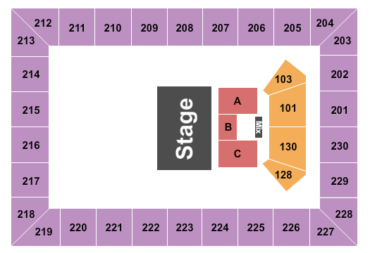 Cellular Center Asheville Seating Chart