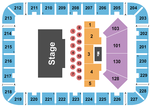 ExploreAsheville.com Arena at Harrah's Cherokee Center Symphony Seating Chart