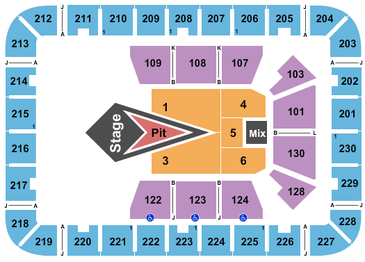 ExploreAsheville.com Arena at Harrah's Cherokee Center seating chart event tickets center