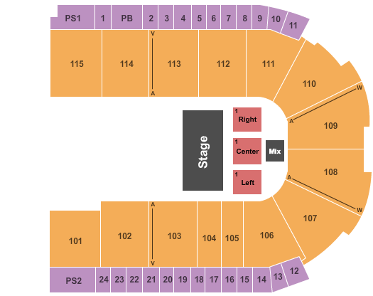 Grossinger Motors Arena Theatre Seating Chart