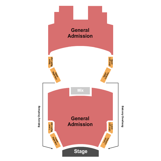 U.S. Cellular Stage at the Bijou Theatre Seating Chart