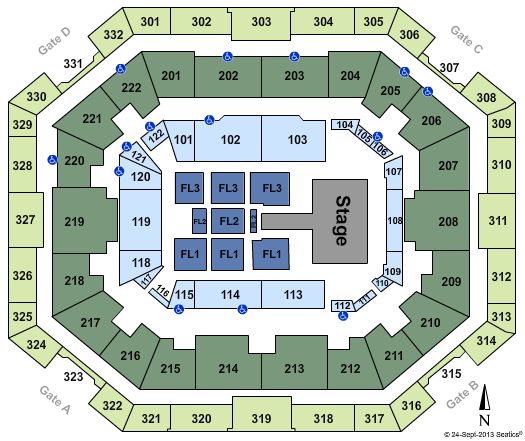 The Yuengling Center Toby Mac Seating Chart