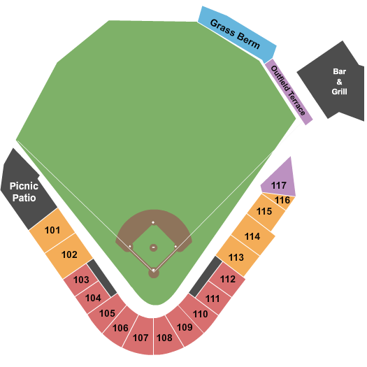 U.S. Steel Yard Baseball Seating Chart