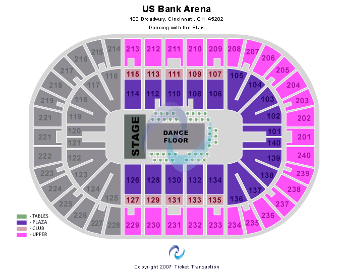 Heritage Bank Center Dancing With The Stars Seating Chart