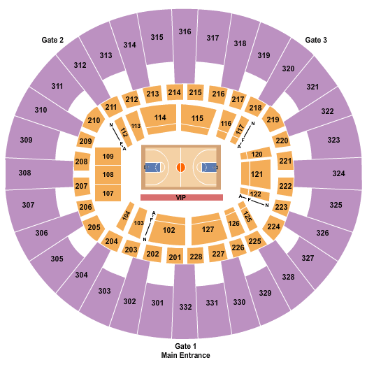 McKenzie Arena Harlem Globetrotters Seating Chart