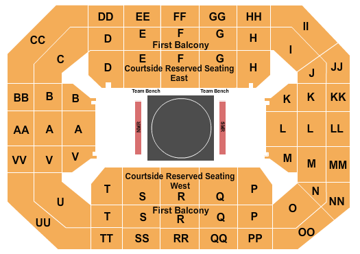 UW Field House Wrestling Seating Chart