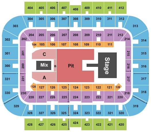 UWM Panther Arena Seating Chart