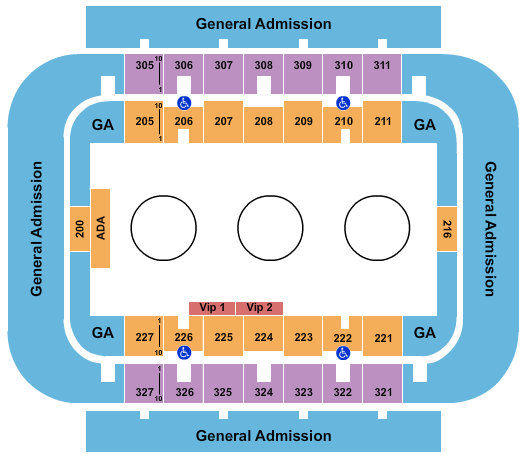 UWM Panther Arena Shrine Circus 2 Seating Chart