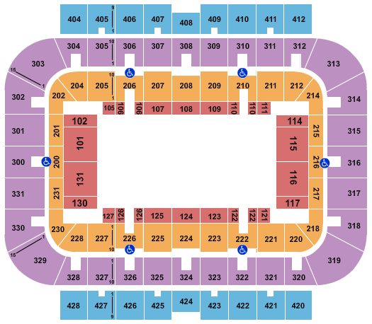UWM Panther Arena Shrine Circus Seating Chart
