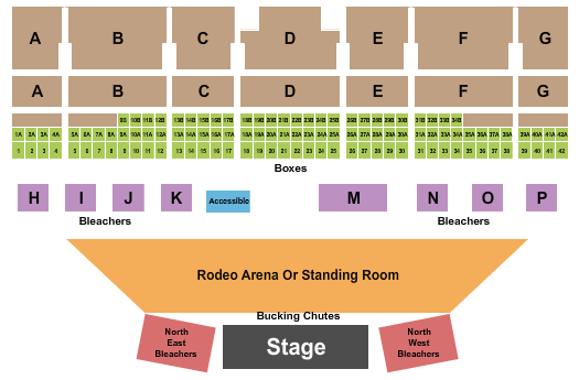 Big R Arena At Colorado State Fair Endstage Seating Chart