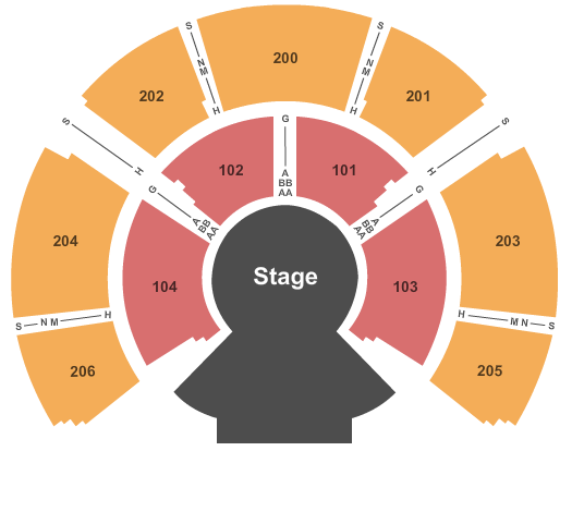 Under The Big Top - Greater Philadelphia Expo Center End Stage Seating Chart