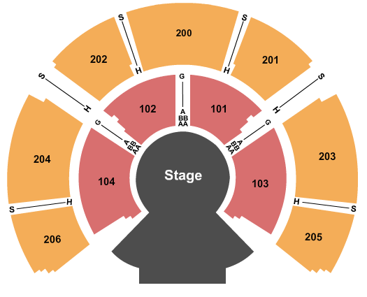 Under The Big Top - Toronto Seating Map
