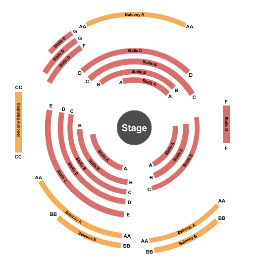 Underbelly Boulevard Center Stage Seating Chart