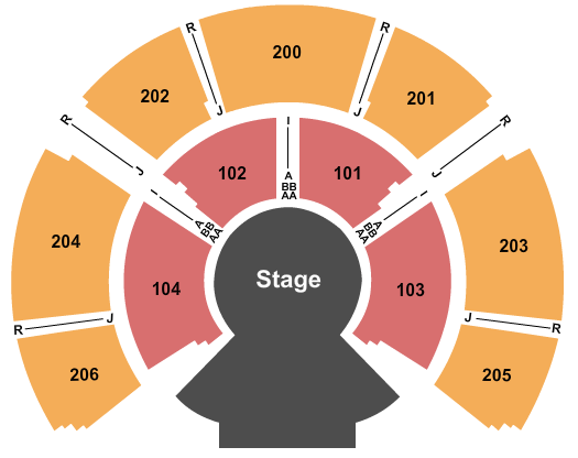 Under the Big Top - Charco de la Pava Cirque Seating Chart