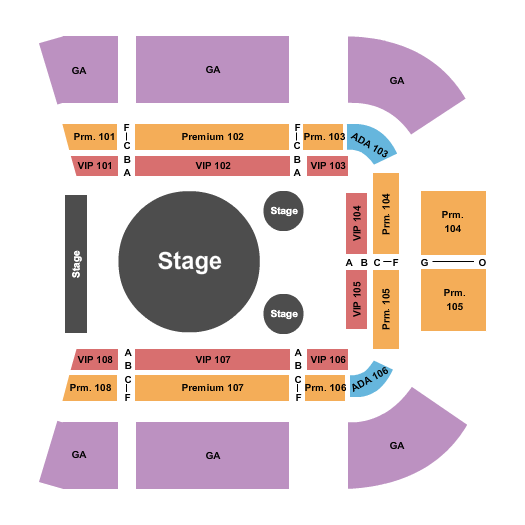 Under the Big Top - Portland International Raceway Garden Bros Circus Seating Chart