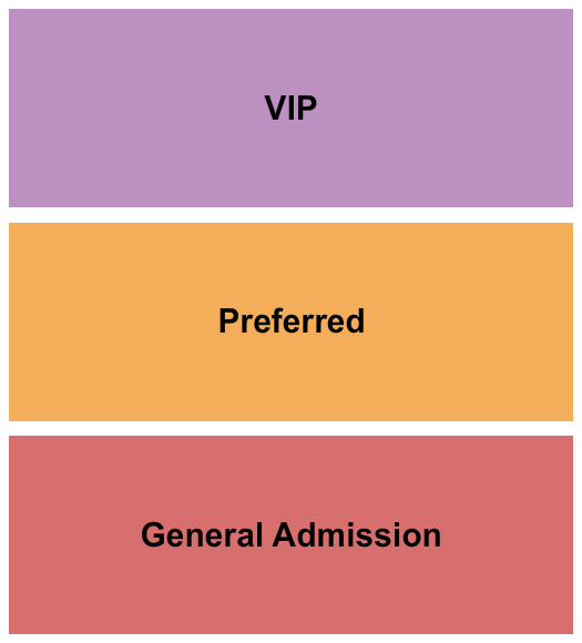 Under the Big Top! - Fancy Fruit and Produce GA/Pref/VIP Seating Chart