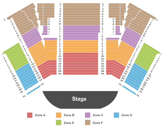 Under The White Big Top - Portland Cavalia - Odysseo Zone Seating Chart