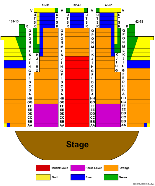Under The White Big Top - Portland Cavalia Seating Chart