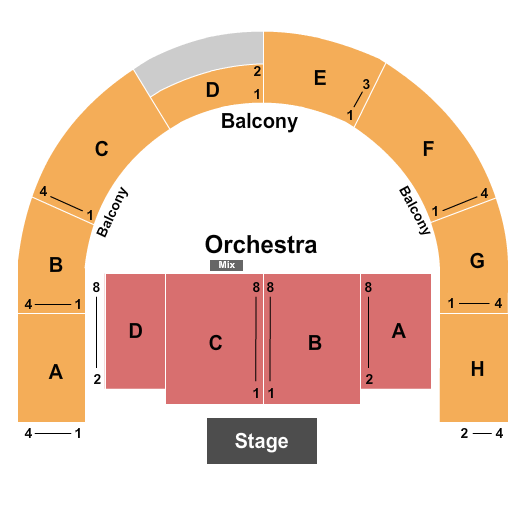 Union Chapel - Oak Bluffs End Stage Seating Chart