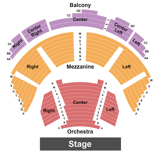 Union City High School PAC Endstage Seating Chart
