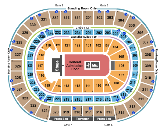 United Center 21 Pilots Seating Chart