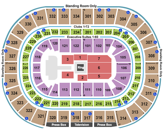 United Center AEW Seating Chart