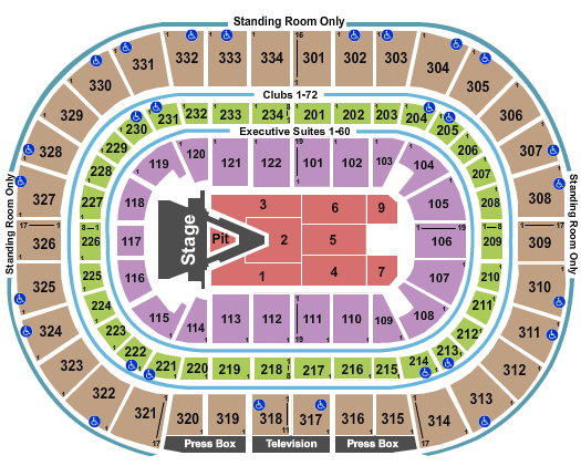 United Center Aerosmith 2023 Seating Chart