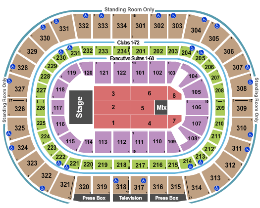 United Center Andrea Bocelli Seating Chart
