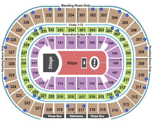 United Center Arcade Fire Seating Chart